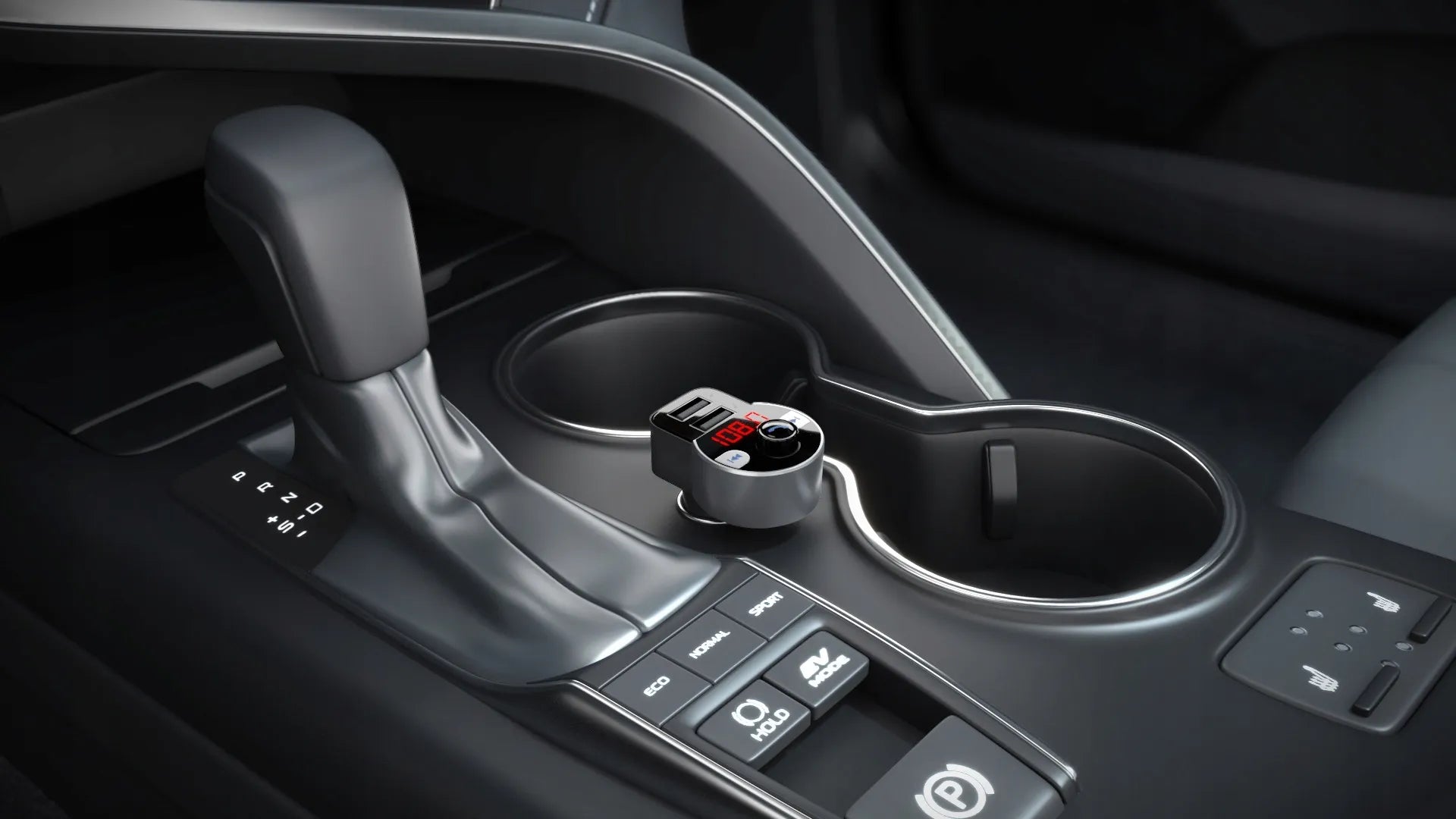 FM siųstuvas TechniSat DIGICAR 1 BT „Bluetooth 5.0“ laisvų rankų įranga su USB