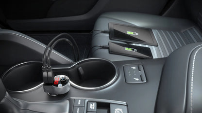 FM siųstuvas TechniSat DIGICAR 1 BT „Bluetooth 5.0“ laisvų rankų įranga su USB