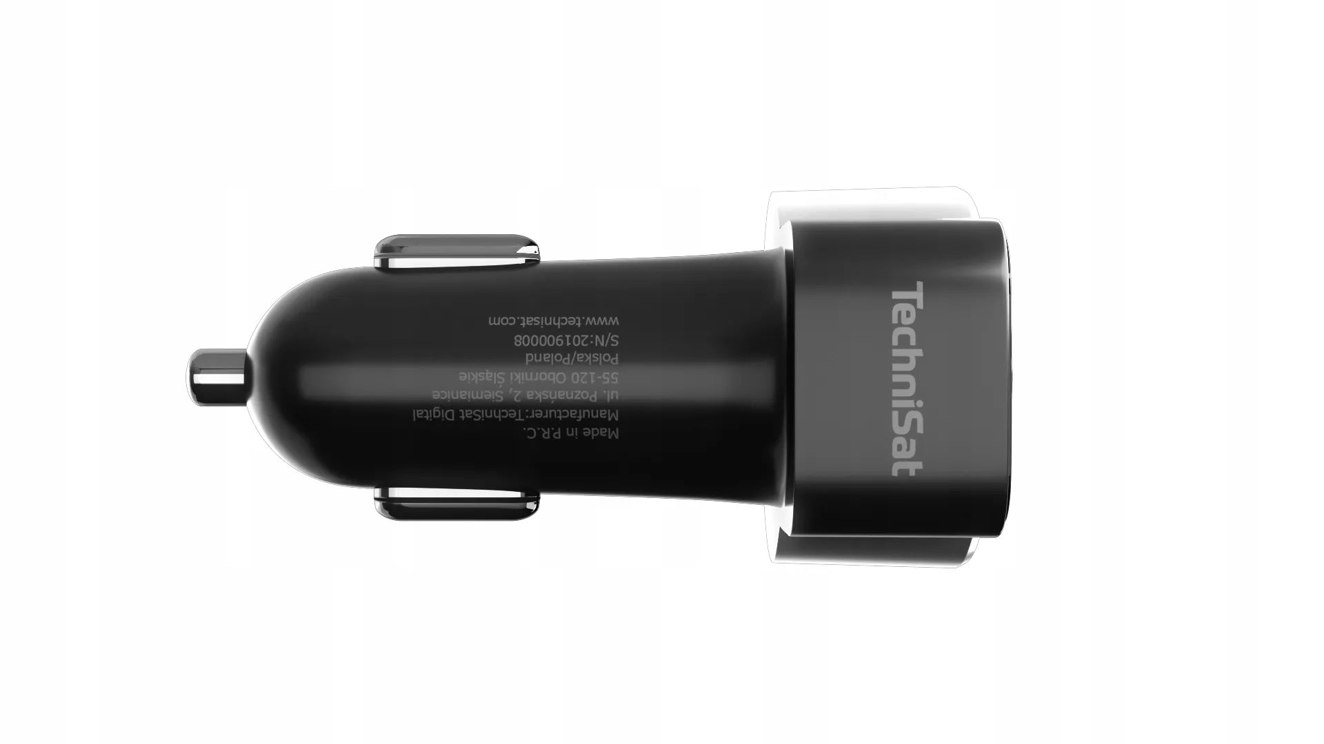 FM siųstuvas TechniSat DIGICAR 1 BT „Bluetooth 5.0“ laisvų rankų įranga su USB