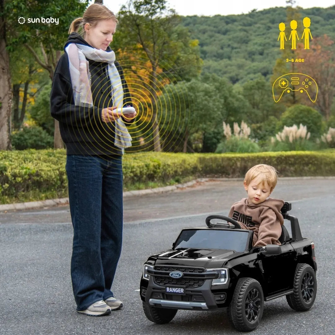 FORD elektrinis automobilis vaikams 12V 4.5Ah su MP3 ir nuotolinio valdymo pulteliu