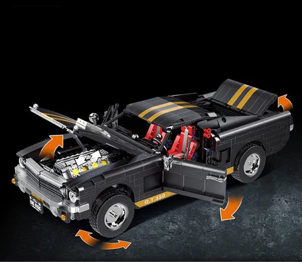 „Ford Mustang“ MEGA konstrukcinės TECHNIC kaladėlės, 1817 vnt. (1817 PCS)