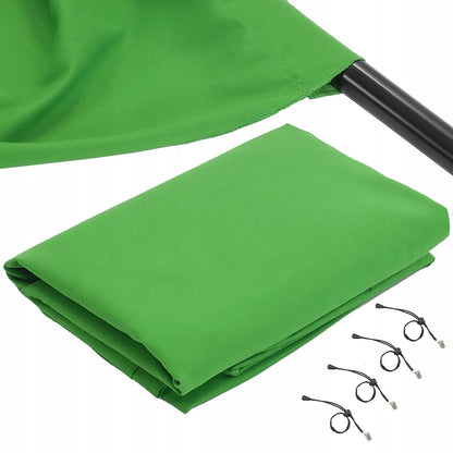 Fotografinis fonas Green Screen 2 x 3m žalias be atspindžių