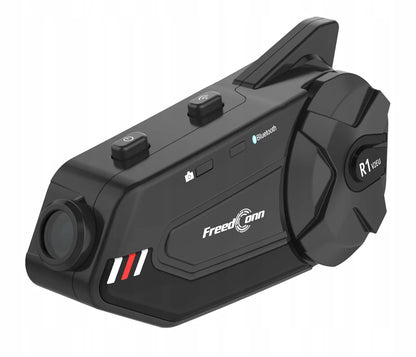 FreedConn R1 Plus Interkomas su FULL HD kamera, pokalbiai 6 žmonėms, meniu lenkų kalba