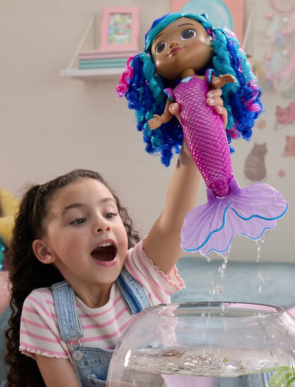 „Gabby’s Dollhouse“ interaktyvi dainuojanti undinėlės Gabby lėlė su šviesos ir garso efektais