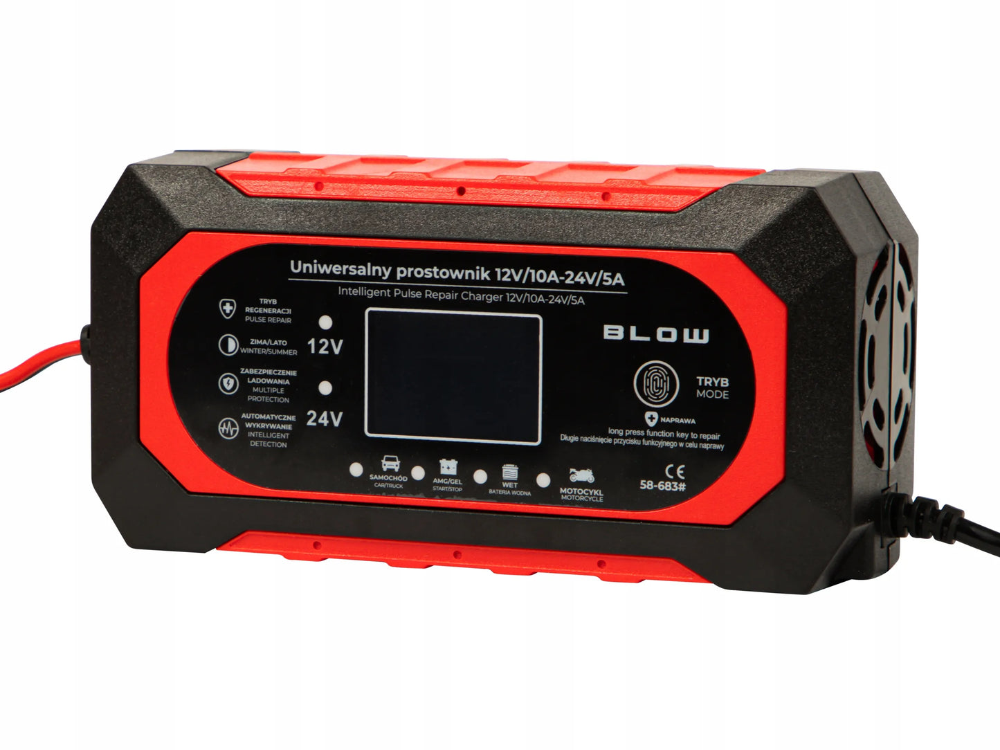GALINGAS AUTOMATINIS AUTOMOBILINIS ĮKROVIKLIS AKUMULIATORIŲ REMONTAS 24V 12V 10A
