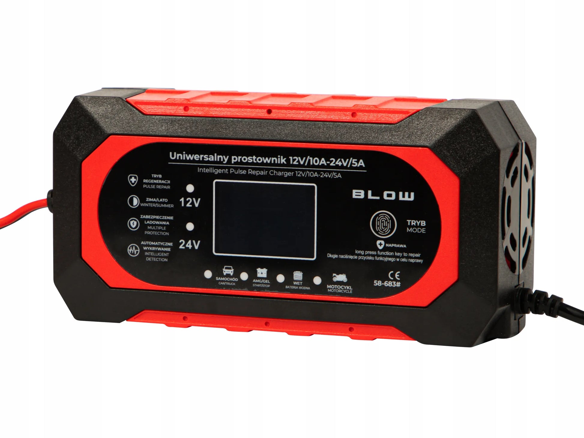 GALINGAS AUTOMATINIS AUTOMOBILINIS ĮKROVIKLIS AKUMULIATORIŲ REMONTAS 24V 12V 10A