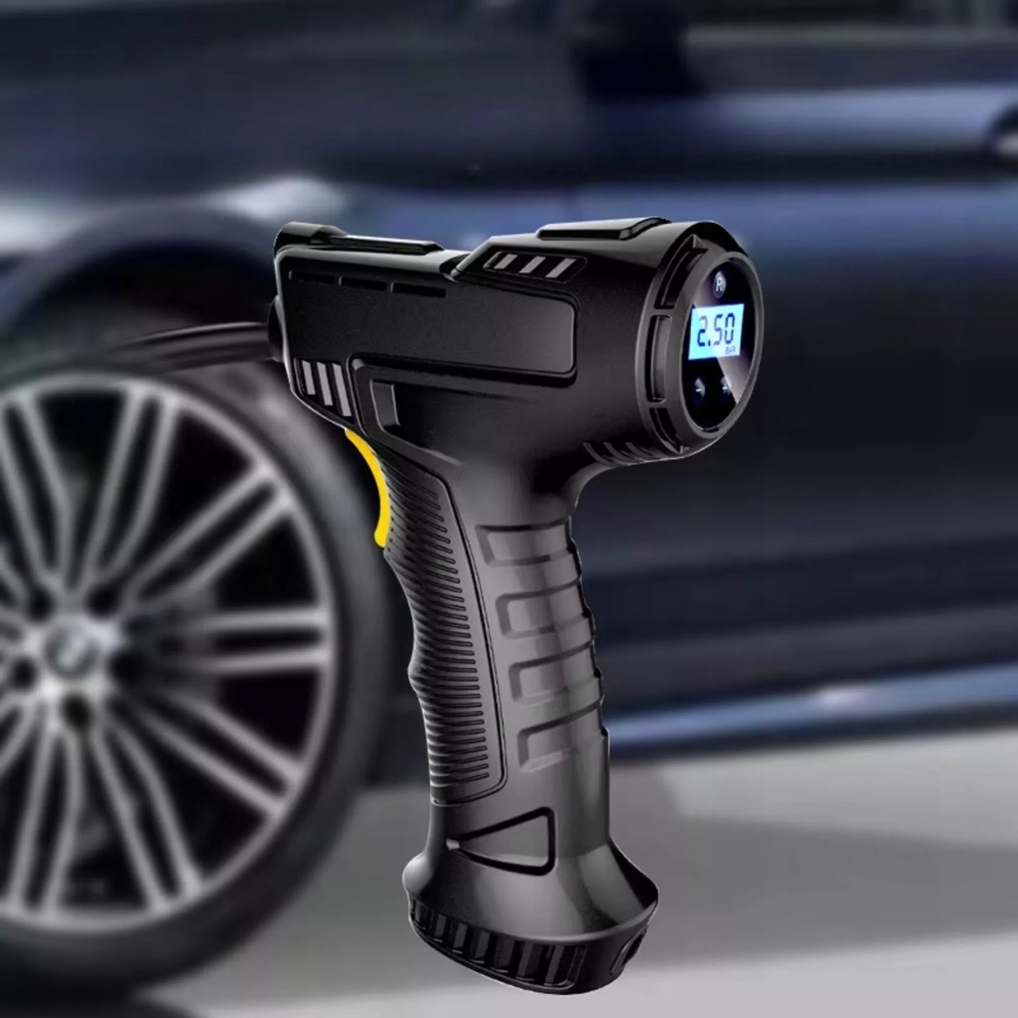 Galingas automobilinis kompresorius elektrinis oro siurblys dviračiui ir čiužiniui