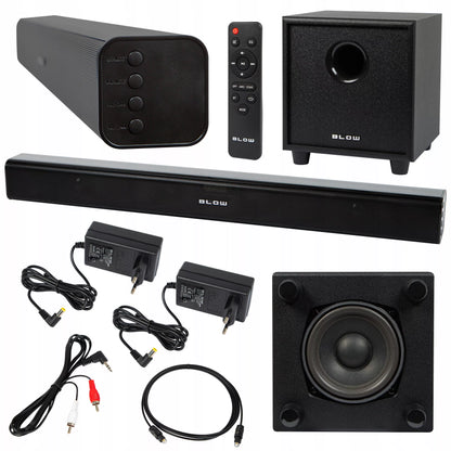 Galingas „Bluetooth“ garso strypas BLOW CINEMA 4.1, 120 W, USB, HDMI, AUX