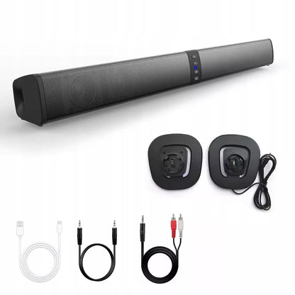 Galingas Bluetooth soundbar garsiakalbis, USB rinkinys, TV televizoriui, kino teatras
