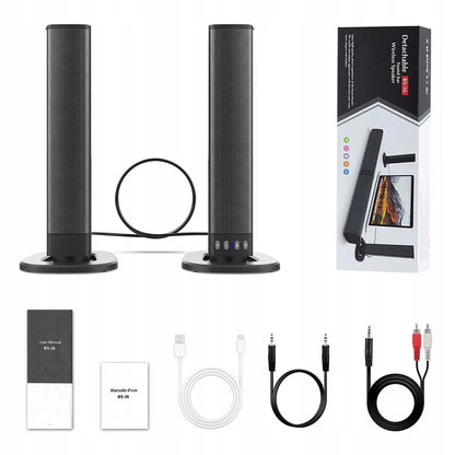 Galingas Bluetooth soundbar garsiakalbis, USB rinkinys, TV televizoriui, kino teatras