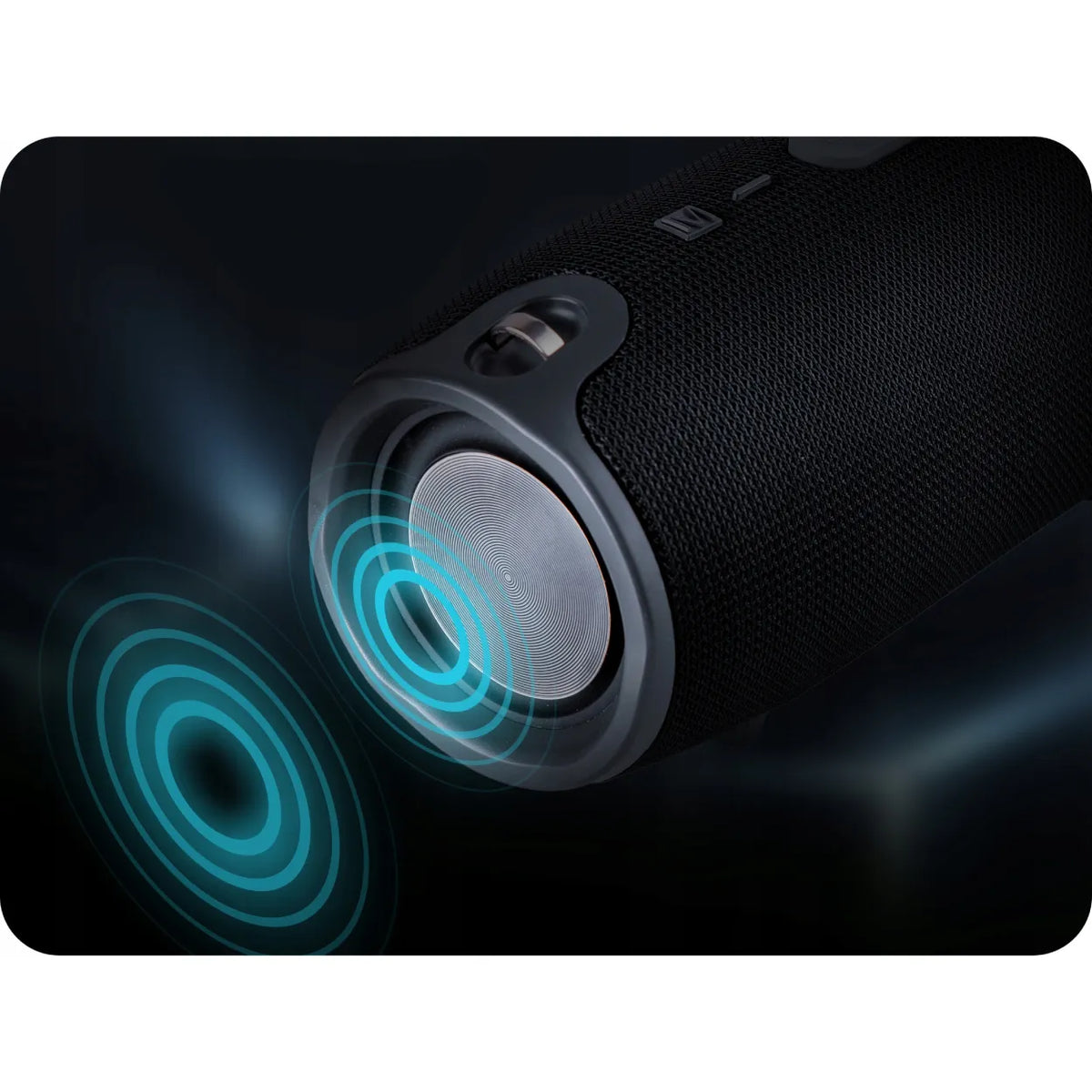 Galingas nešiojamasis Bluetooth boombox garsiakalbis Appio Xtreme BASS, 40 W, su FM radiju