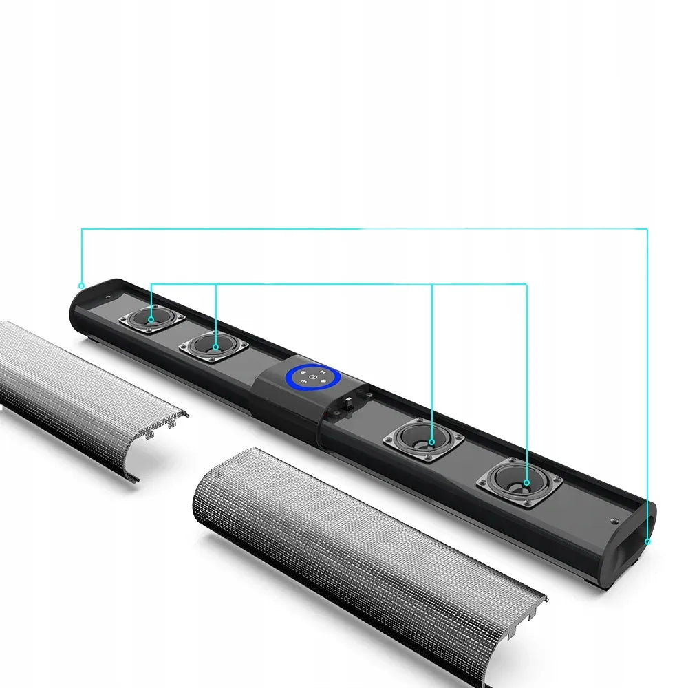 Galingas RGB „Bluetooth“ garso baras, 5.0 garsiakalbis, USB, HDMI, televizoriaus garso sistema