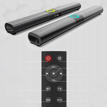 Galingas RGB „Bluetooth“ garso baras, 5.0 garsiakalbis, USB, HDMI, televizoriaus garso sistema