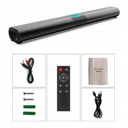 Galingas RGB „Bluetooth“ garso baras, 5.0 garsiakalbis, USB, HDMI, televizoriaus garso sistema
