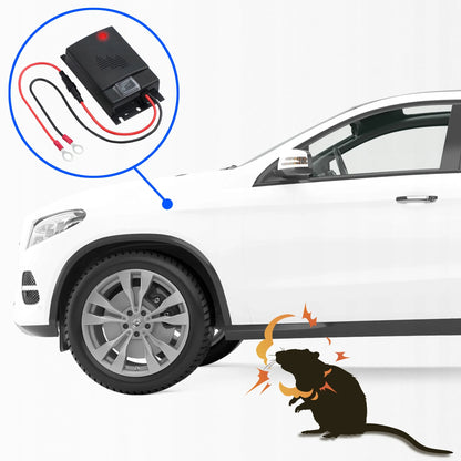 Galingas ultragarsinis graužikų, kiaunių, pelių ir žiurkių repelentas automobiliui 12-45 kHz