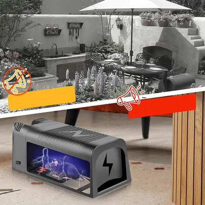 Galingi elektriniai spąstai pelėms ir žiurkėms – efektyvus graužikų naikinimo įrenginys