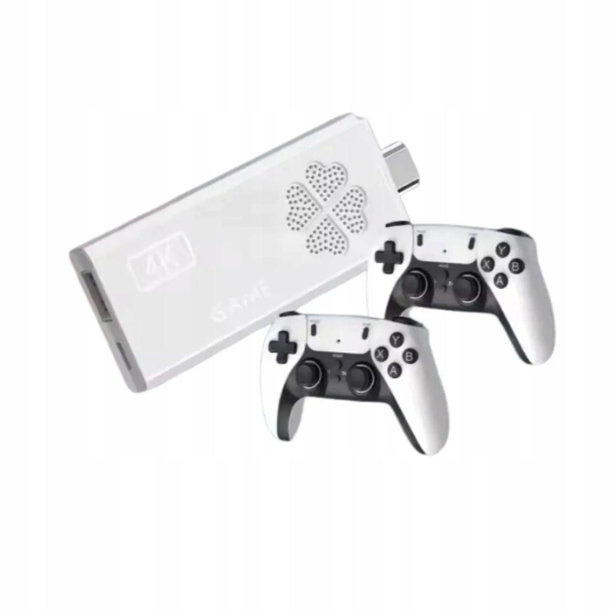 „Game Stick F10 Retro“ žaidimų konsolė, 64 GB, 4K, 31 000 žaidimų, 2 valdikliai, HDMI, „plug & play“