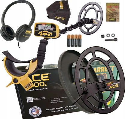 GARRETT ACE 300i puikus rinkinys – 5 priedai