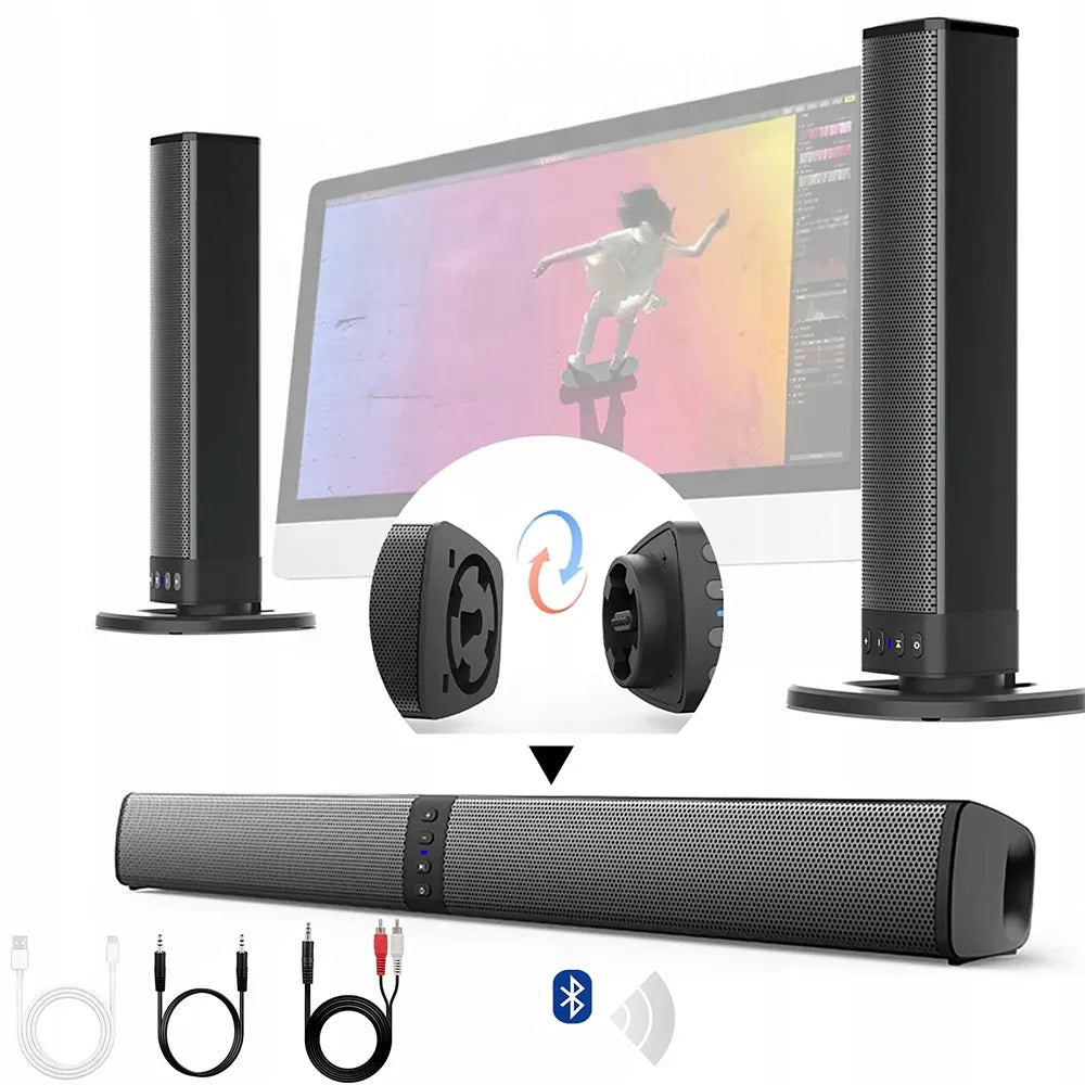 Garso juosta su nuimamu RGB garsiakalbiu televizoriui, USB, HDMI