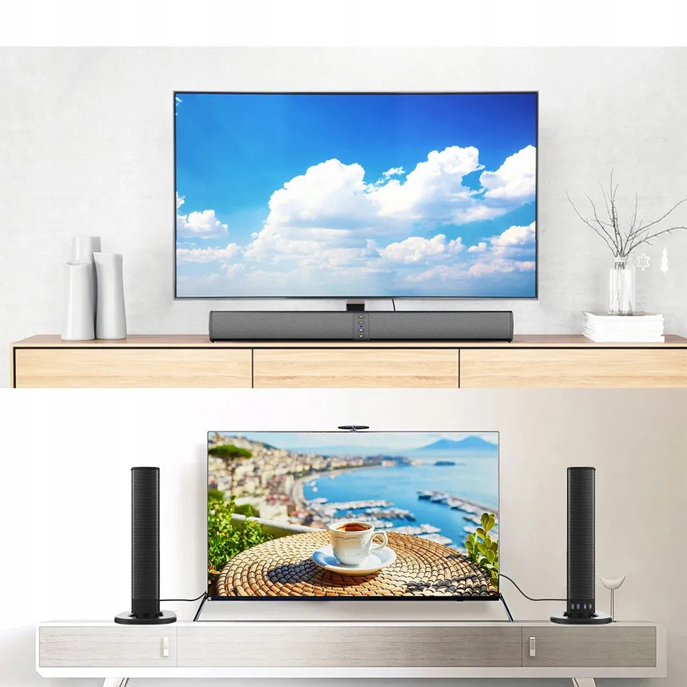 Garso juosta su nuimamu RGB garsiakalbiu televizoriui, USB, HDMI