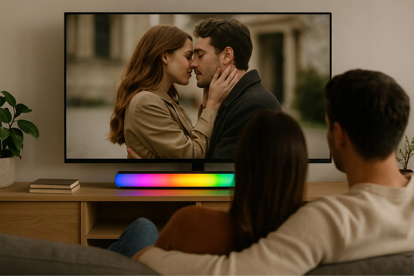 Garso kolonėlė SOUNDBAR žaidimams, kompiuterio kolonėlės, LED RGB, USB, 14W