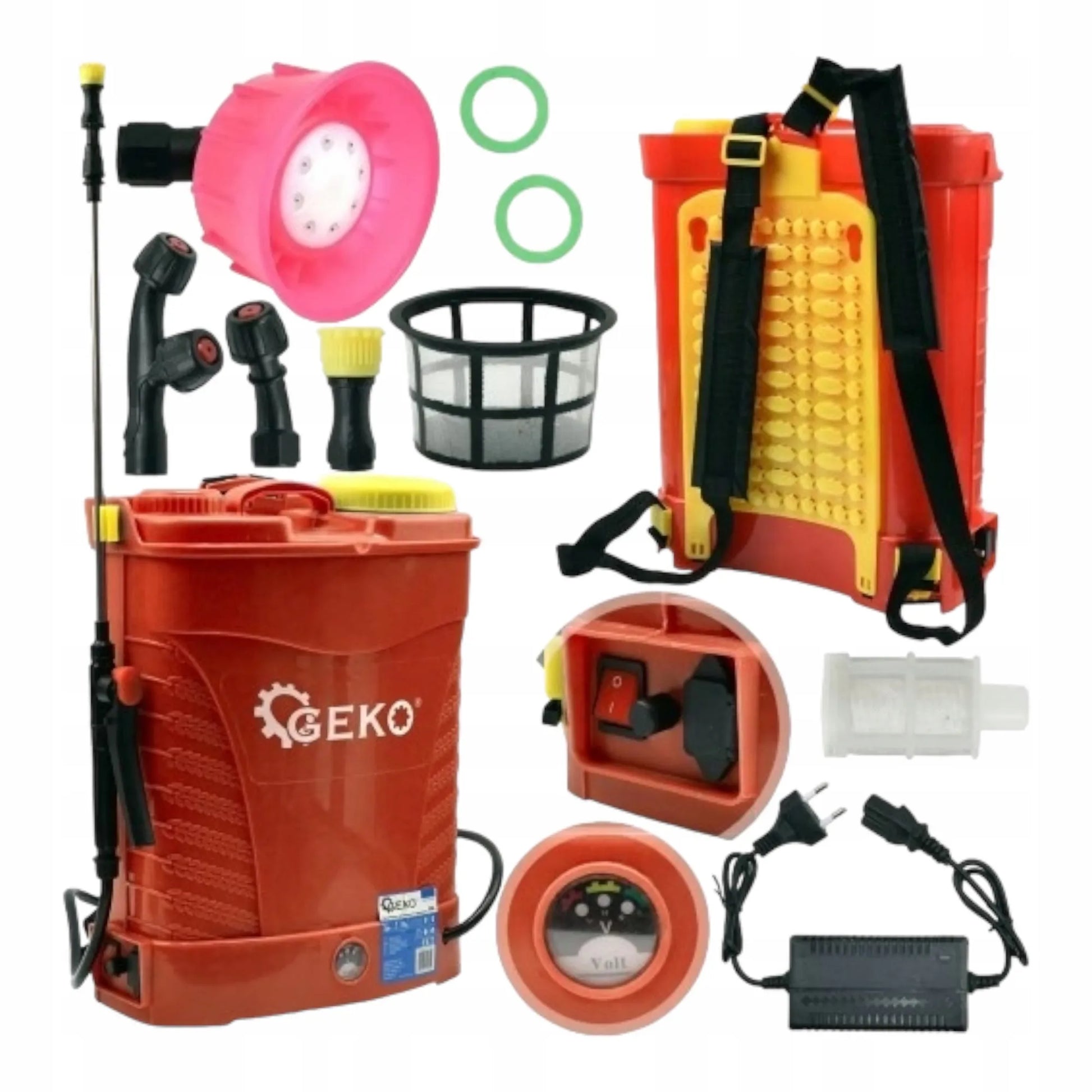 GEKO G73251 16L akumuliatorinis kuprinis sodo purkštuvas