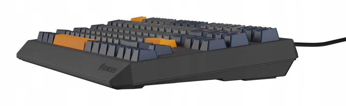 GENESIS Thor 230 TKL mechaninė žaidimų klaviatūra, USB, QWERTY, US International, mėlyna