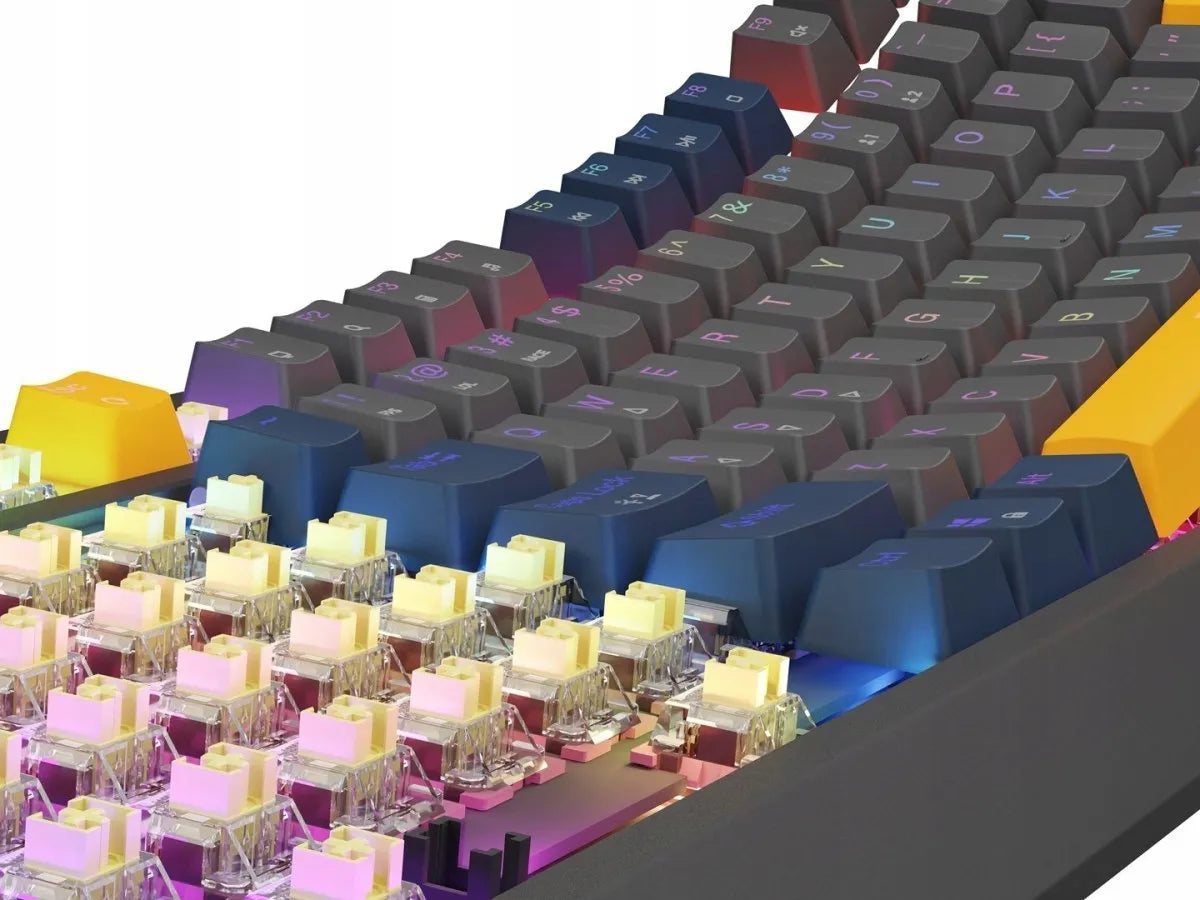 GENESIS Thor 230 TKL mechaninė žaidimų klaviatūra, USB, QWERTY, US International, mėlyna