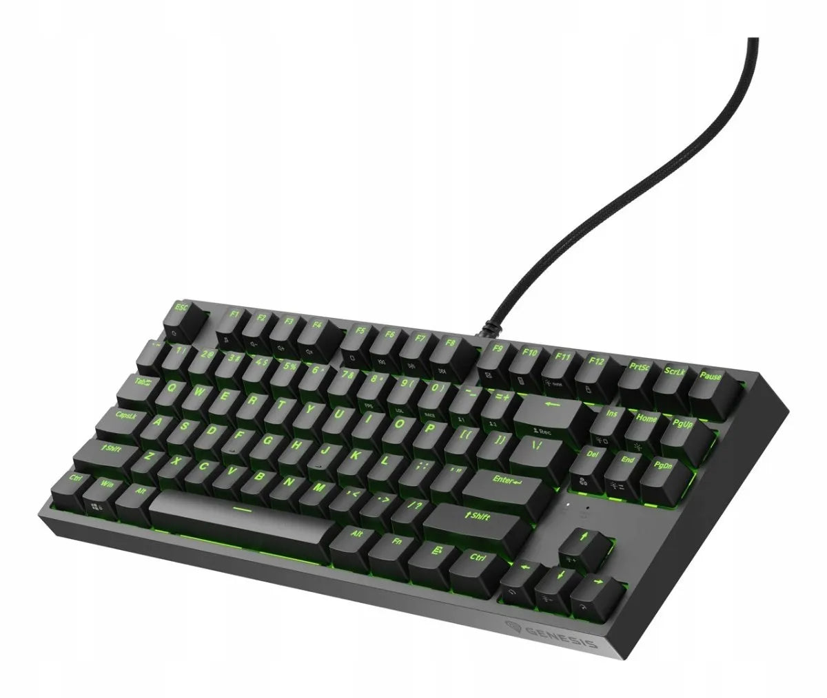 GENESIS Thor 404 TKL mechaninė žaidimų klaviatūra, USB, QWERTY, amerikietiškas tarptautinis išdėstymas