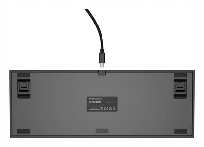 GENESIS Thor 404 TKL mechaninė žaidimų klaviatūra, USB, QWERTY, amerikietiškas tarptautinis išdėstymas