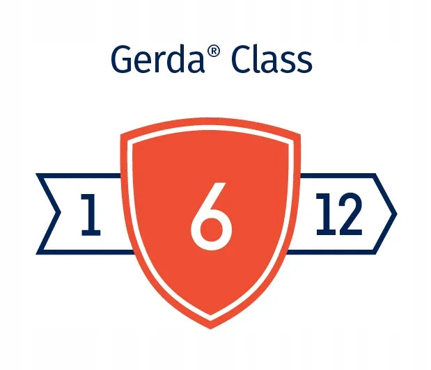 GERDA dviračio spyna CONTRA 1200/8V grandinė juoda