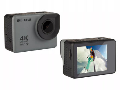 Go Pro4 sporto kamera 4K – WiFi, USB, atspari vandeniui, mikrofonas, priedų rinkinys