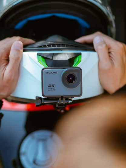 Go Pro4 sporto kamera 4K – WiFi, USB, atspari vandeniui, mikrofonas, priedų rinkinys