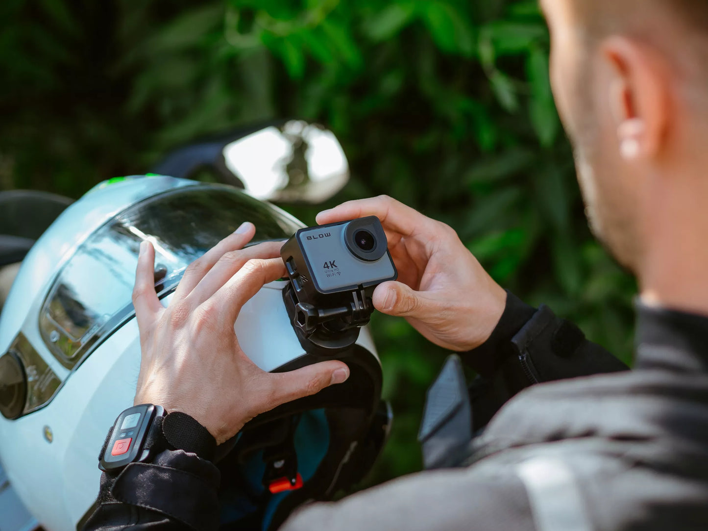 Go Pro4 sporto kamera 4K – WiFi, USB, atspari vandeniui, mikrofonas, priedų rinkinys
