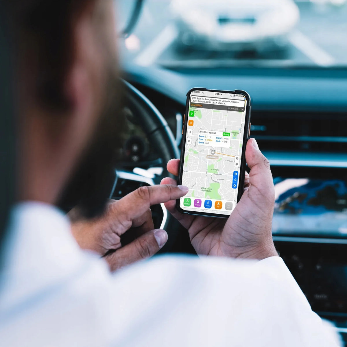 GPS LOKATORIUS AUTOMOBILIUI IR MOTOCIKLUI, STEBĖJIMO MODULIS, GSM/GPRS SEKIKLIS