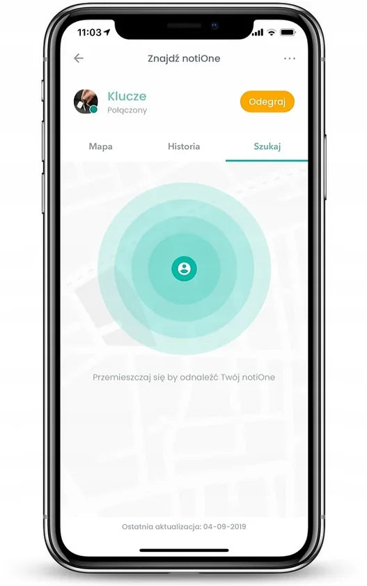 GPS seklys notiOne Go! vaikams, raktams, augintiniams, automobiliui ar dviračiui su programėle