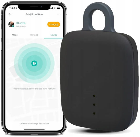 GPS seklys notiOne Go! vaikams, raktams, augintiniams, automobiliui ar dviračiui su programėle