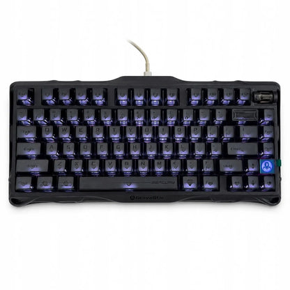 GravaStar Mercury K1 mechaninė klaviatūra, 75 %, Tri-Mode, RGB, Stealth Black