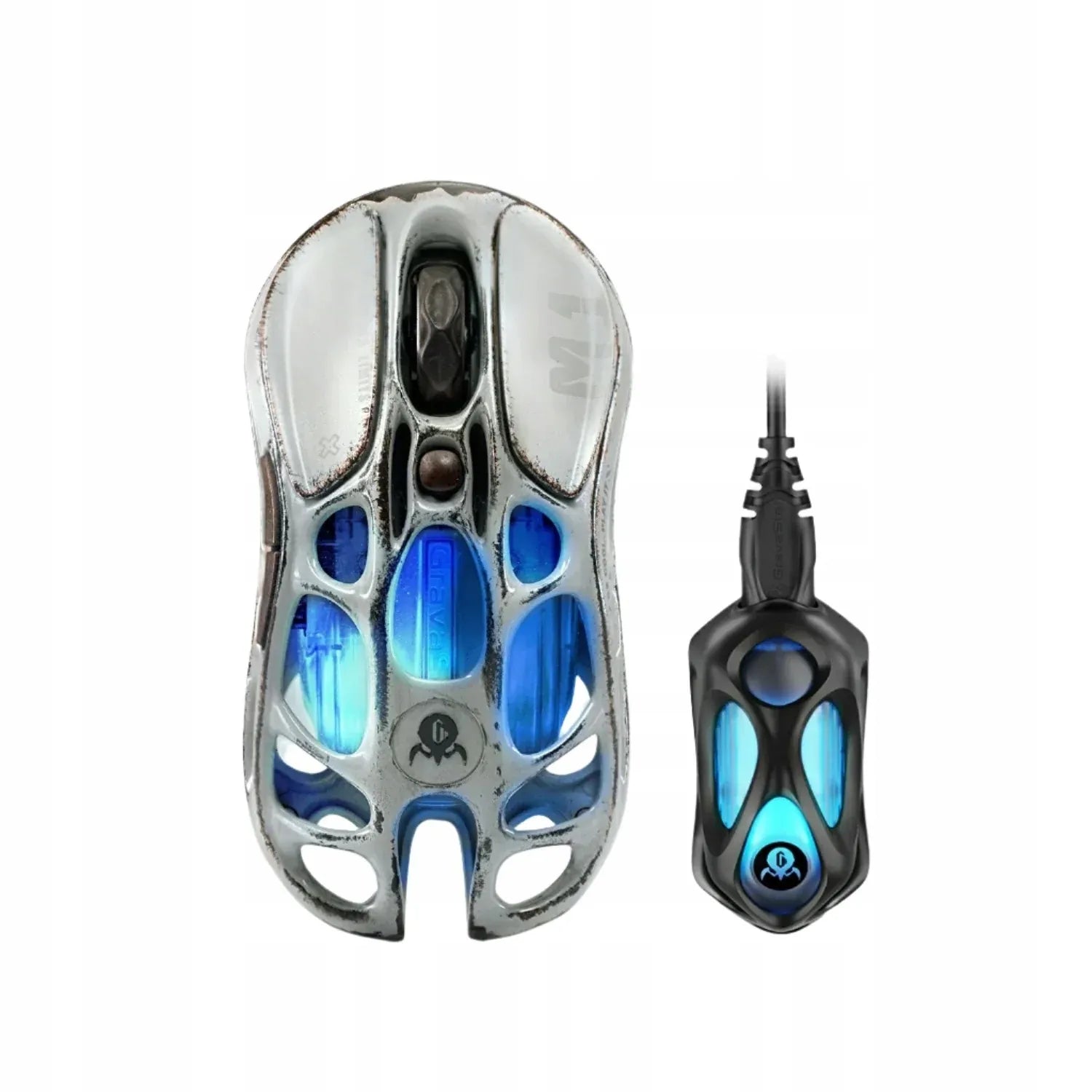 GravaStar Mercury M1 Pro Battle Worn belaidė žaidimų pelė 2.4GHz