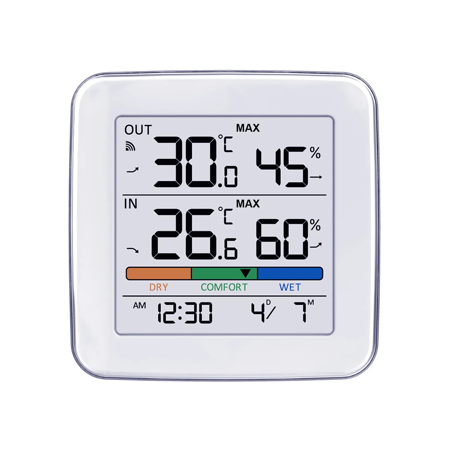 GreenBlue GB169 belaidė meteorologinė stotelė su ekranu, drėgmės ir temperatūros jutikliu