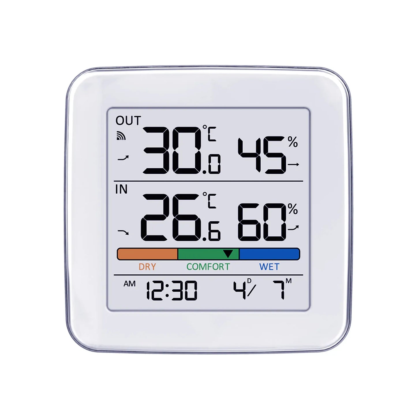 GreenBlue GB169 belaidė meteorologinė stotelė su ekranu, drėgmės ir temperatūros jutikliu