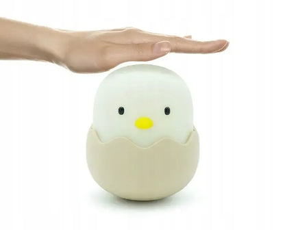 Greenzone naktinė lemputė „Viščiukas Eggshell“ LED, silikoninė, įkraunama per USB