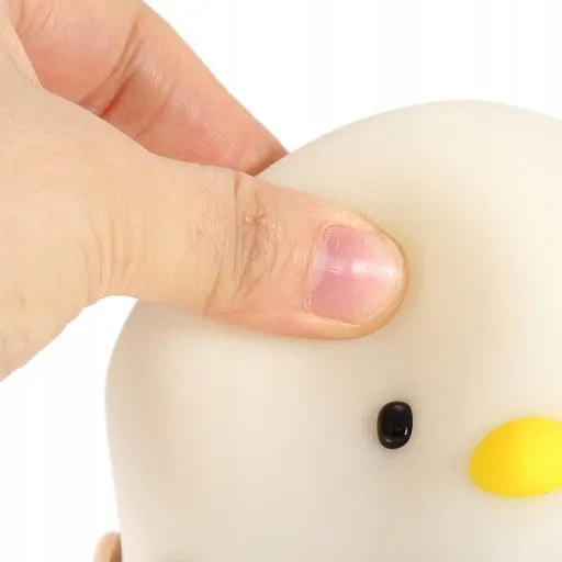 Greenzone naktinė lemputė „Viščiukas Eggshell“ LED, silikoninė, įkraunama per USB