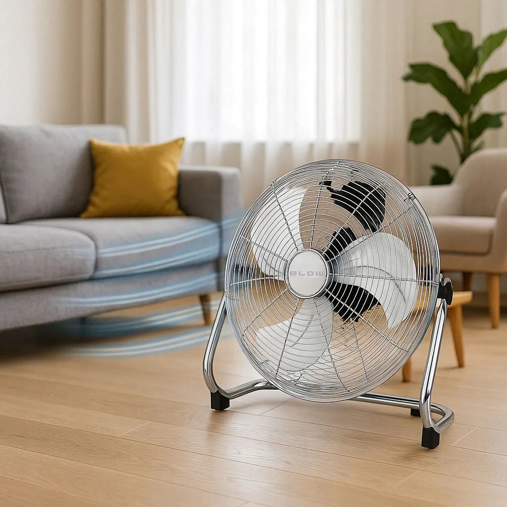 Grindinis ventiliatorius-cirkuliatorius 70W 30cm metalinis tylus 3 greičiai