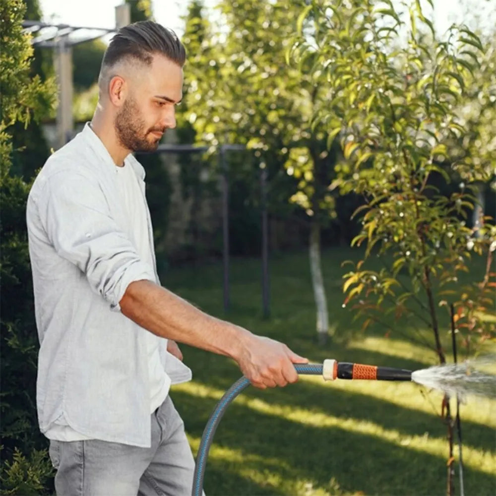 Guminė sodo žarna 1/2" 30m, 4 sluoksnių, armuota, pagaminta Lenkijoje