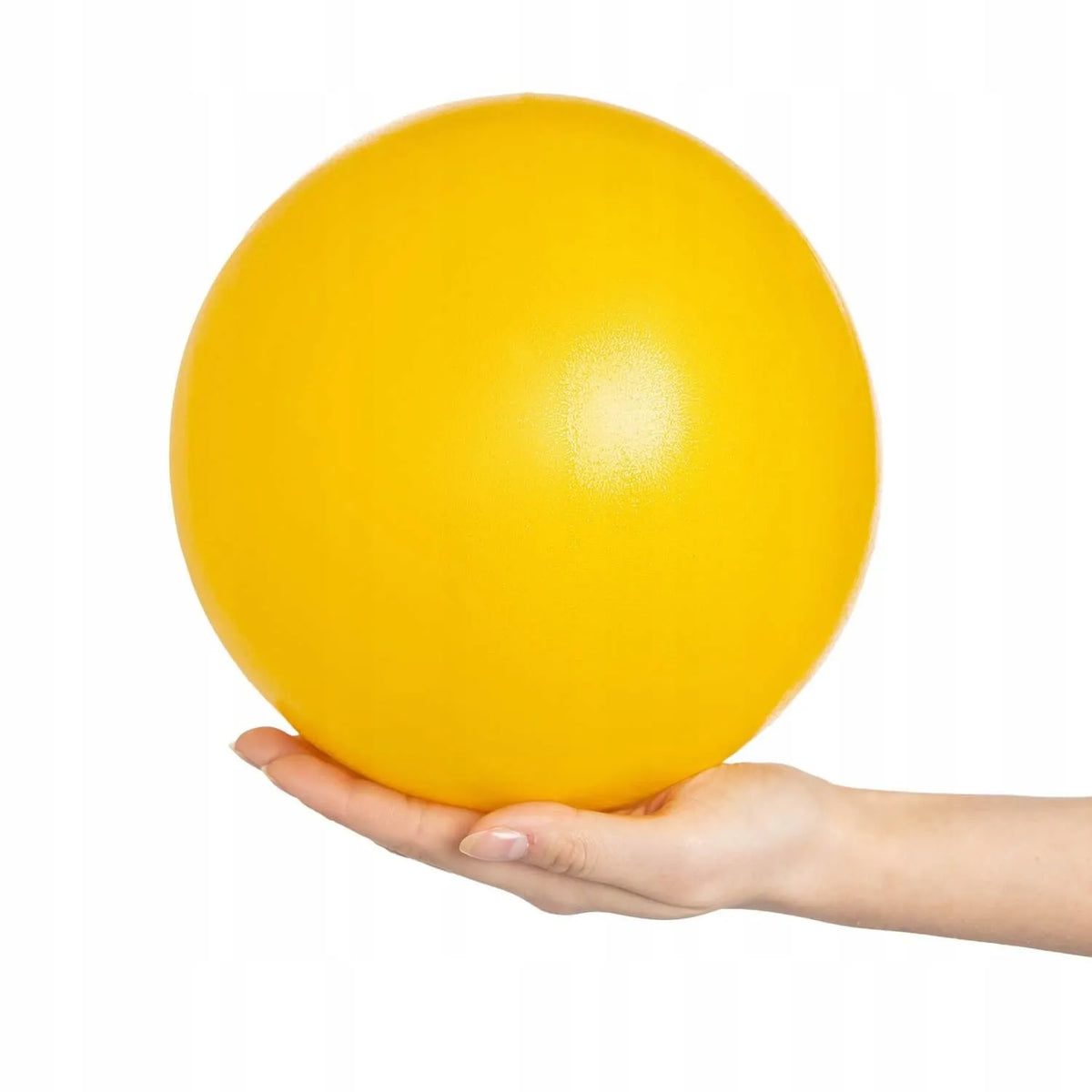Guminis gimnastikos kamuoliukas pilatesui, jogai ir reabilitacijai, 20 cm, geltonas DrFit