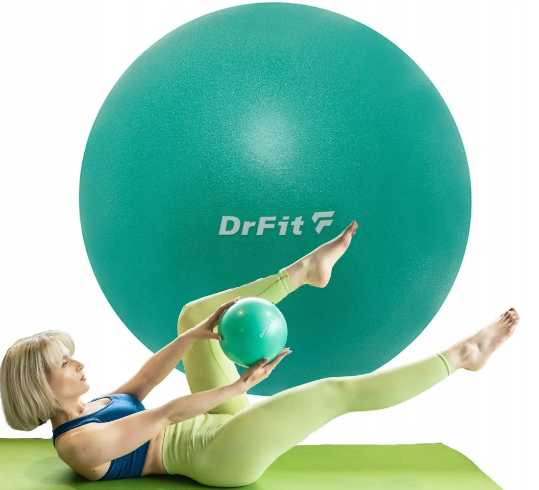 Guminis kamuolys fitneso, pilateso, jogos ir reabilitacijos pratimams, 20 cm, DrFit