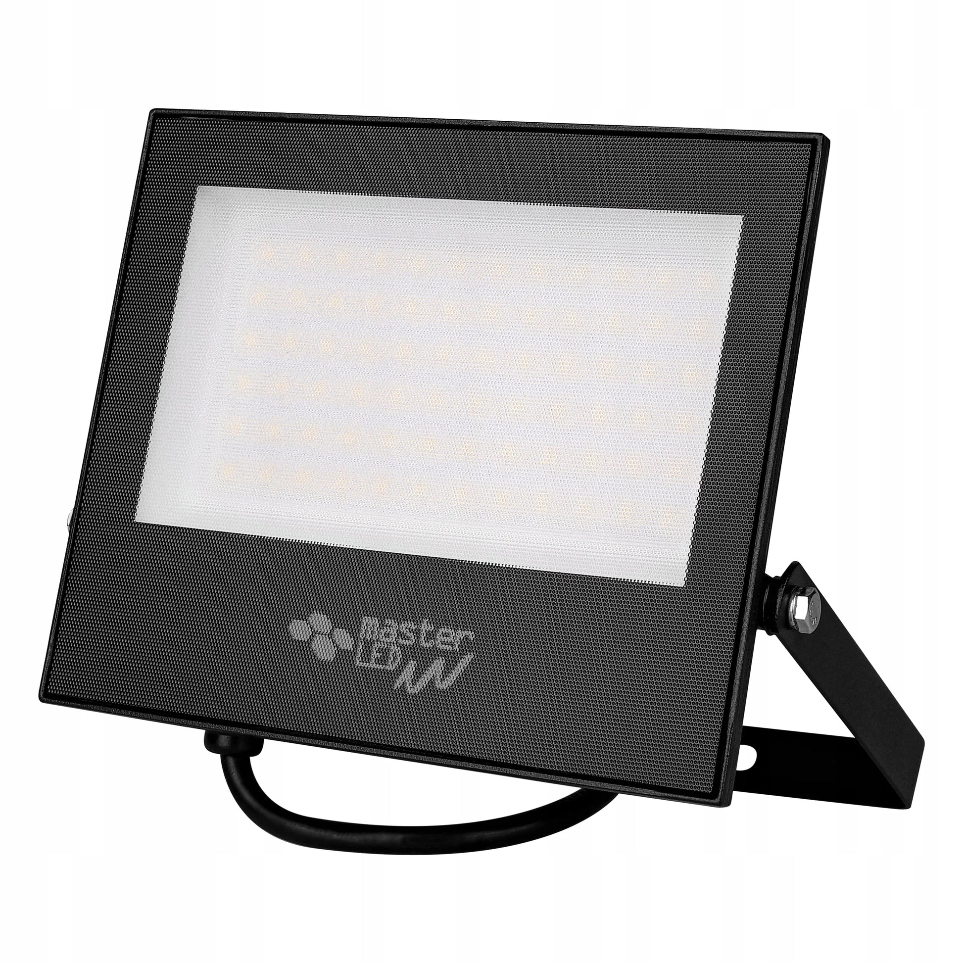 HALOGENŲ rinkinys prožektorius 2x 50W 4500K LED LEMPA statyvas statybinis kištukas