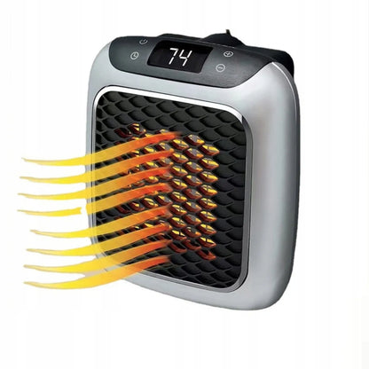 Handy Heater 800W elektrinis mini ventiliatorinis šildytuvas su nuotolinio valdymo pulteliu