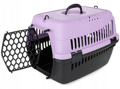 Happet Abba S violetinis transporteris šunims ir katėms, 33 × 50 × 33 cm, automobiliui
